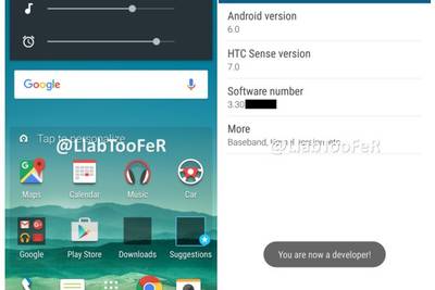 Утечка скриншотов Android 6.0 для HTC One M9