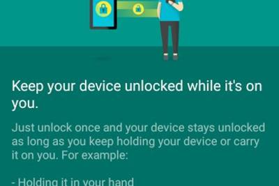 Google тестирует новый режим смарт блокировки под названием on-body detectionя.