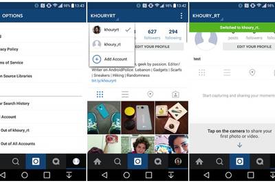 Instagram тестирует работу с несколькими аккаунтами на Android