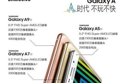 Известны характеристики 6‑дюймового Samsung Galaxy A9