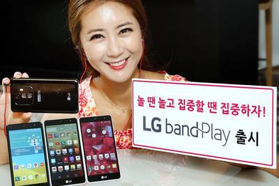 LG анонсировала музыкальный смартфон Band Play, который обладает динамиком на 1 ватт