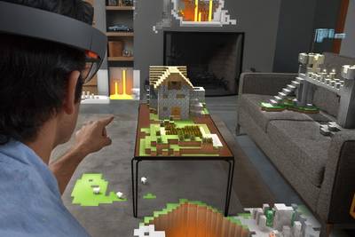 Microsoft продемонстрировала возможности «очков будущего» HoloLens