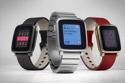 Pebble представила металлическую версию своих новых смарт-часов – Time Steel