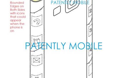 Samsung патентует загнутый с двух сторон экран
