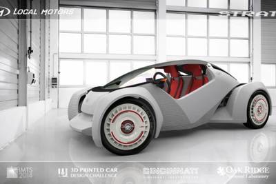 #видео | Представлен первый в мире автомобиль, напечатанный на 3D-принтере