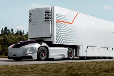 Volvo показала беспилотный электрогрузовик без кабины