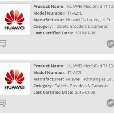 Huawei MediaPad T1 с 10-дюймовым экраном готовится к выпуску