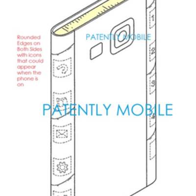 Samsung патентует загнутый с двух сторон экран