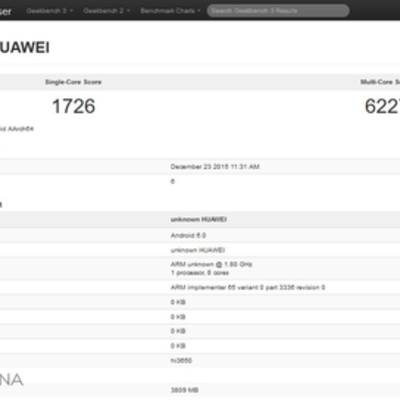 В бенчмарке замечен новый флагман Huawei