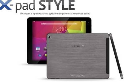 teXet выпустила планшет X-pad STYLE 10.1 3G с Hi-Fi звуком