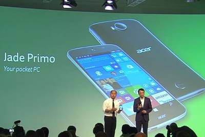 Acer Jade Primo - первый ПК-телефон!