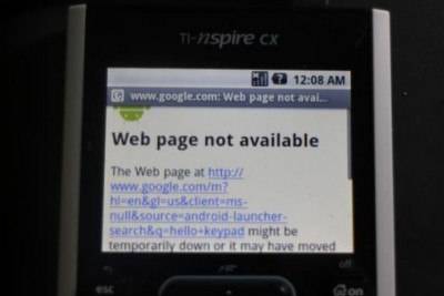 Android запустили на калькуляторе