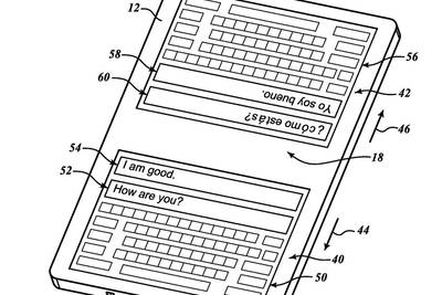 Блогеры обнаружили у Google необычный патент — текстовый переводчик с двумя клавиатурами