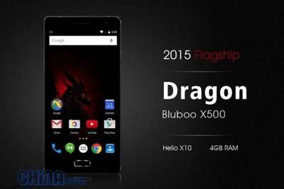 Bluboo X500 Dragon получит 5-дюймовый экран