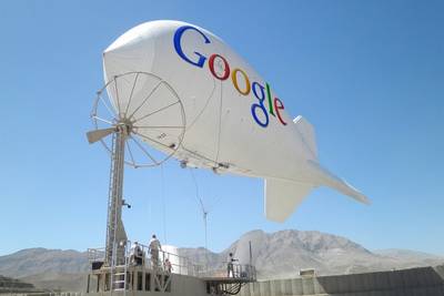 Google запатентовала методы управления высотой воздушных шаров