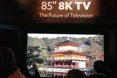 Любителям качества на заметку: 8K-телевизор от Sharp будет стоить больше 134 тысяч долларов