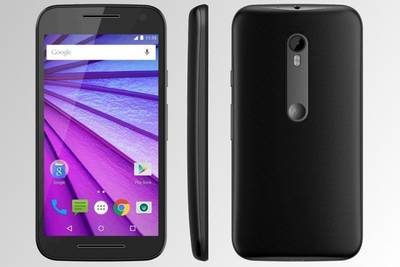 Официальное изображение Android-смартфона Motorola Moto G (2015)