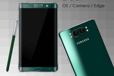 Представлен концепт Samsung Galaxy Note 5 с изогнутым с двух сторон дисплеем