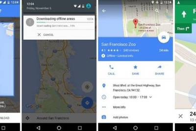 В Google Maps для Android появилась офлайн-навигация