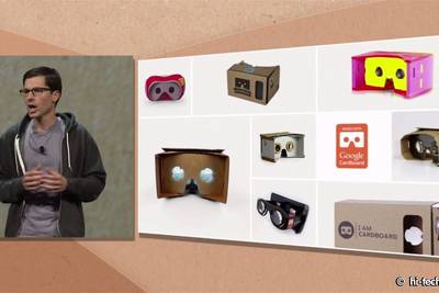 В прошлом году на Google I/O 2014 был представлен картонный Card Board: систему виртуальной реальности для смартфона