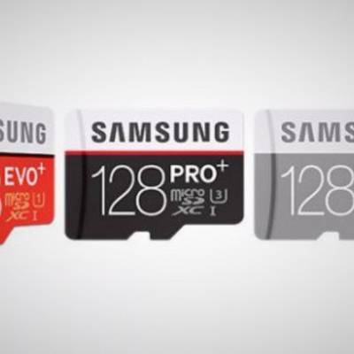 MicroSD-карты Samsung PRO+ на 128 ГБ записывают данные со скоростью 90 МБ/сек