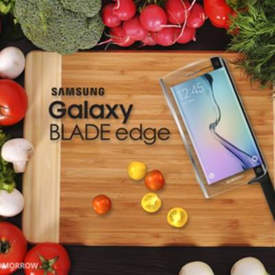 Samsung анонсировала Galaxy Blade Edge – первый в мире «умный» нож для фанатов Instagram