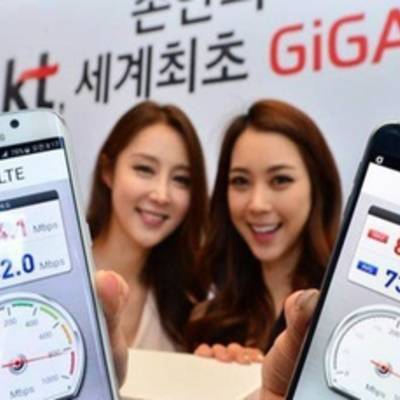 В Корее оператор запустил мобильную сеть Giga LTE с рекордной скоростью в 1,17 Гбит/с